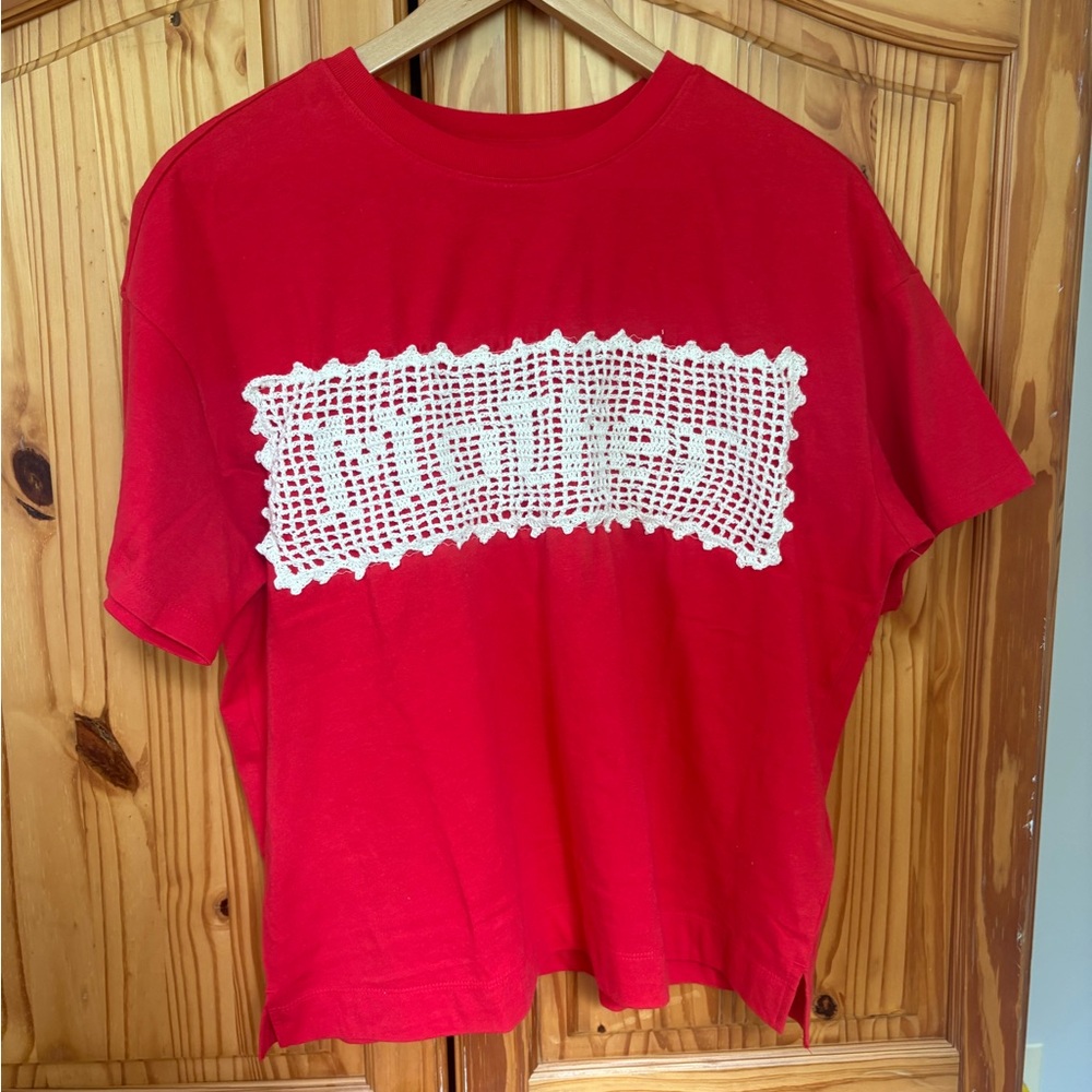 Mother crochet tee